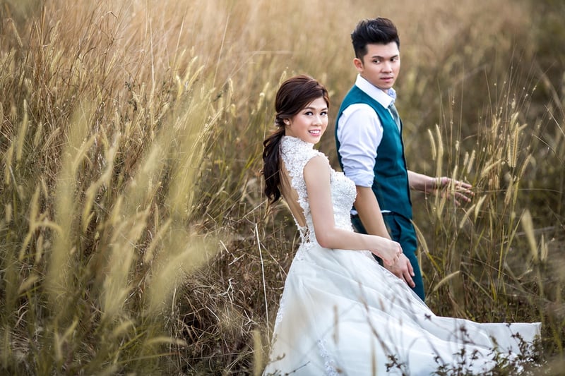 Bride in Wedding Gown